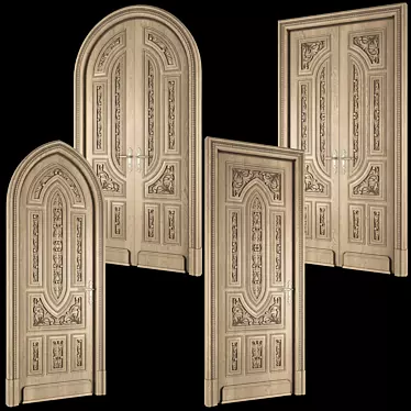 Sleek Sodani Door: Elegance Redefined 3D model image 1 