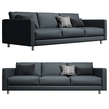 Bernhardt Dakota Sofa: Luxurious Comfort in a Classic Design 3D model image 1 