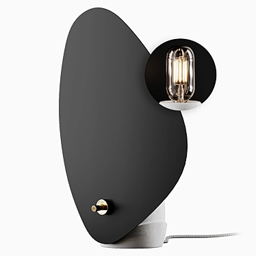Sleek Bonnie Table Lamp: Adesso Lighting 3D model image 1 
