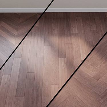 Intensive Oak Laminate: Quick-Step Perspective 3D model image 1 