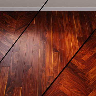 Title: Quick-Step Rustic RIC1415 Pacific Walnut 3D model image 1 