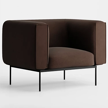 Prostoria Convert Armchair: Modern & Stylish Design 3D model image 1 