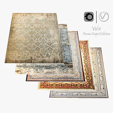 Persian Carpet Collection: 4k Elegance 3D model image 1 
