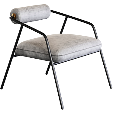 Elegant Cyrus Chair: Timeless Anthropologie Design 3D model image 1 