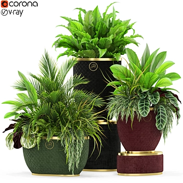 My Design Planters: Plants Collection 454 3D model image 1 