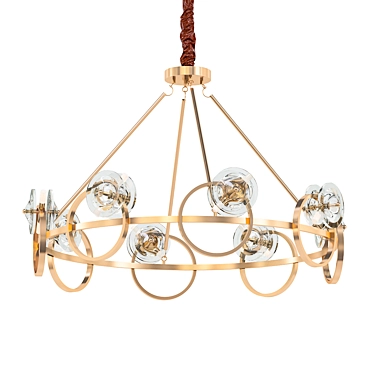 Adonica-ch: Elegant Crystal Chandelier 3D model image 1 