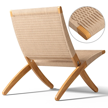  Sleek Cuba Chair: Stylish and Comfortable 3D model image 1 