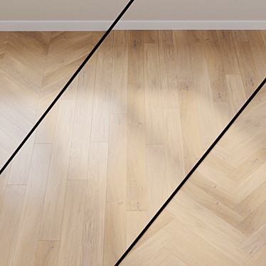 Quick-Step Compact Oak Parquet  3D model image 1 