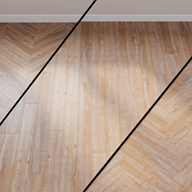 Quick-Step Imperio Oak Sawn Gray Parquet 3D model image 1 