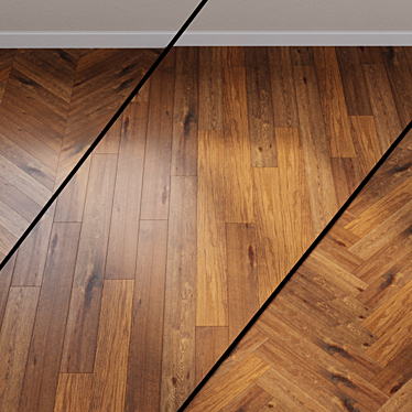 Palazzo Oak Parquet Board 3D model image 1 