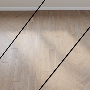 Quick-Step Palazzo Oak Parquet Board 3D model image 1 