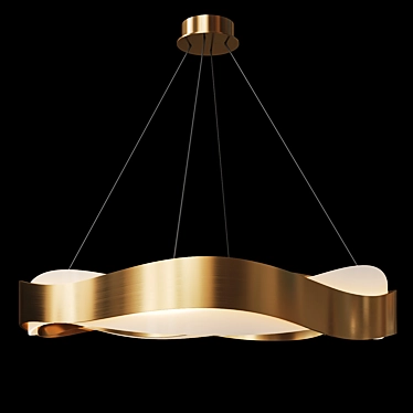 Elegant Malika Lamp - Modern Design 3D model image 1 