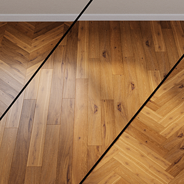 Palazzo Cinnamon Oak Parquet 3D model image 1 