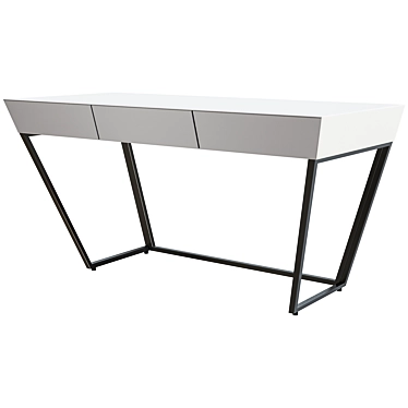 Modern Minimalist Writing Table 3D model image 1 