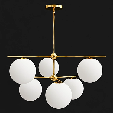 Elevate Your Space: Stem Chandelier 3D model image 1 