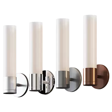 Modern Minimalist Abbott Wall Sconce 3D model image 1 