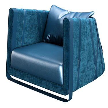 Italian-inspired Morada Bond Armchair 3D model image 1 