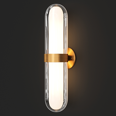 Norah Vanity Sconce: Elegant Bathroom Lighting 3D model image 1 