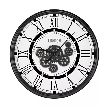 Sleek Modern Clock Design 3D model image 1 
