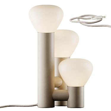 PARC 06 Table Lamp: Elegant Illumination by Lambert & Fils 3D model image 1 