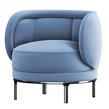 Modern Comfort: Wittmann VUELTA 80 Armchair 3D model image 1 