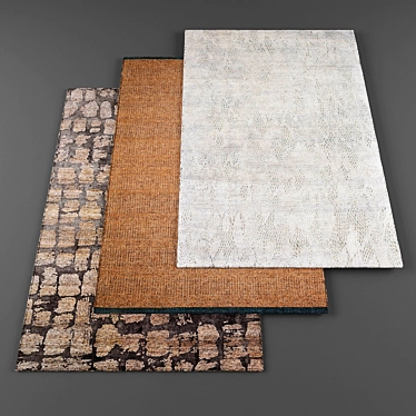 High Resolution Carpets Set (5) - Texture Pack 3D model image 1 