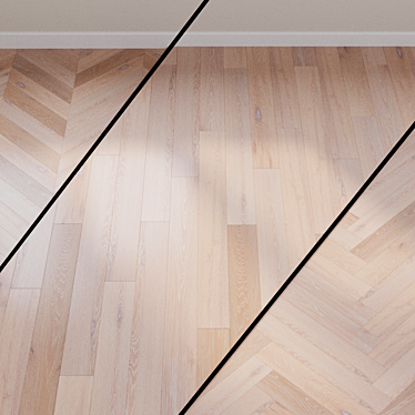 Classic Oak Graz Parquet: Solid Wood Beauty 3D model image 1 