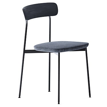 Elegant Crawford Dining Chair 3D model image 1 