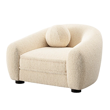 EICHHOLTZ FREUD Chair: Sophisticated Comfort 3D model image 1 