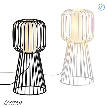 Modern Designer Lamp L00759 - Premium Quality 3D model image 1 