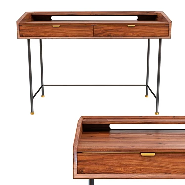 Ravello Desk: Stylish and Functional 3D model image 1 