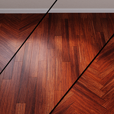 Bamboo Gobi Parketoff: Elegant, Eco-Friendly Flooring 3D model image 1 