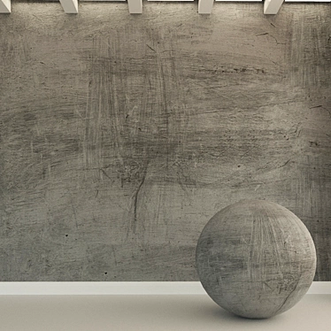 Title: Vintage Concrete Wall Texture 3D model image 1 