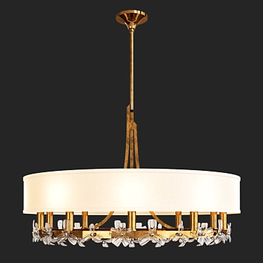 Elegant Azu Chandelier - Timeless Beauty & Style 3D model image 1 