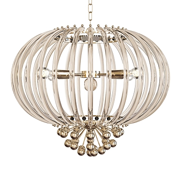 Elegant Antonelli Chandelier 3D model image 1 