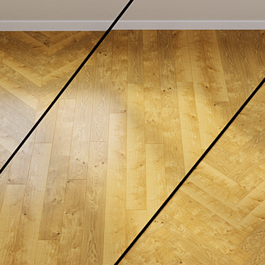 HARO PARQUET 6000 - Oak Plank 1-Strip XL 3D model image 1 