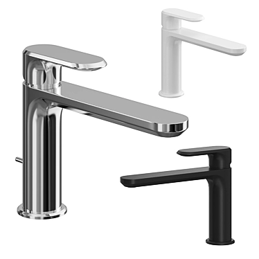 Lineaviva Single Lever Washbasin Mixer 3D model image 1 