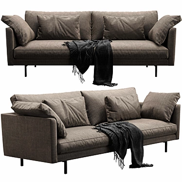 Luxury Linteloo Metropolitan Sofa 3D model image 1 