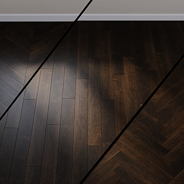 HARO Oak Smoky Amber Parquet 3D model image 1 