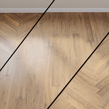 HARO Oak Vinser Puro White Parquet 3D model image 1 