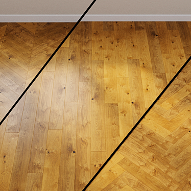 Haro Plaza Parquet Oak Plank 3D model image 1 