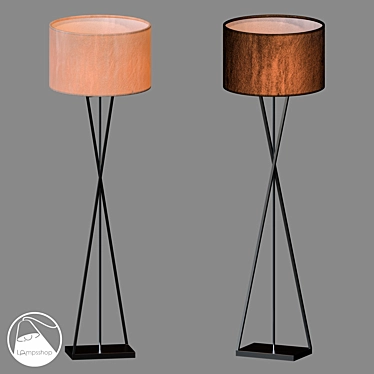 Contemporary RUTA Floor Lamp 3D model image 1 