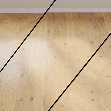 HARO PRO Parquet 3500 - Eiche Puroweiß Vario 3D model image 1 