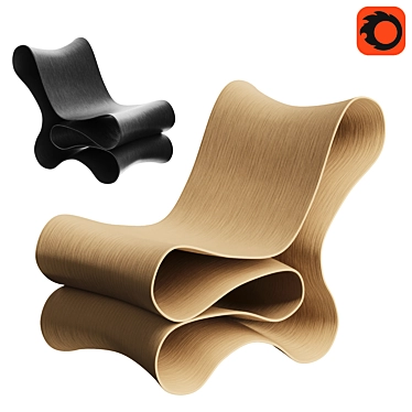 Title: EcoForm Chair: Sustainable Design 3D model image 1 