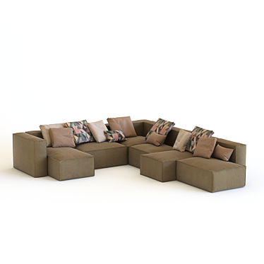 Maya Modular Sofa: Stylish and Versatile 3D model image 1 