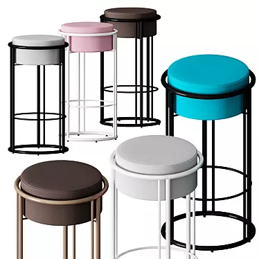 Adaptive UP Stool 3D model image 1 