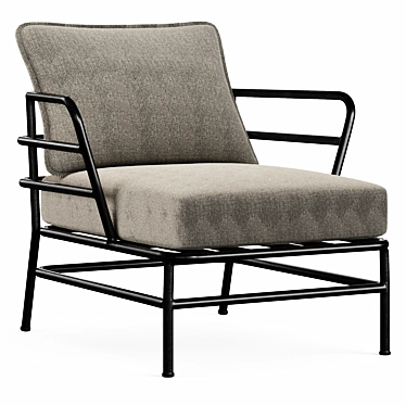 MARELUZ: Stylish Comfort Lorem armchair 3D model image 1 
