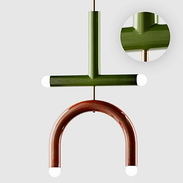 Modern Pendant Lamp TRN C2 3D model image 1 