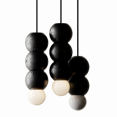 Lava Stone Pendant Light by Buzao 3D model image 1 