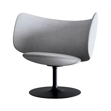 Stella Lounge Chair: Elegant Comfort 3D model image 1 